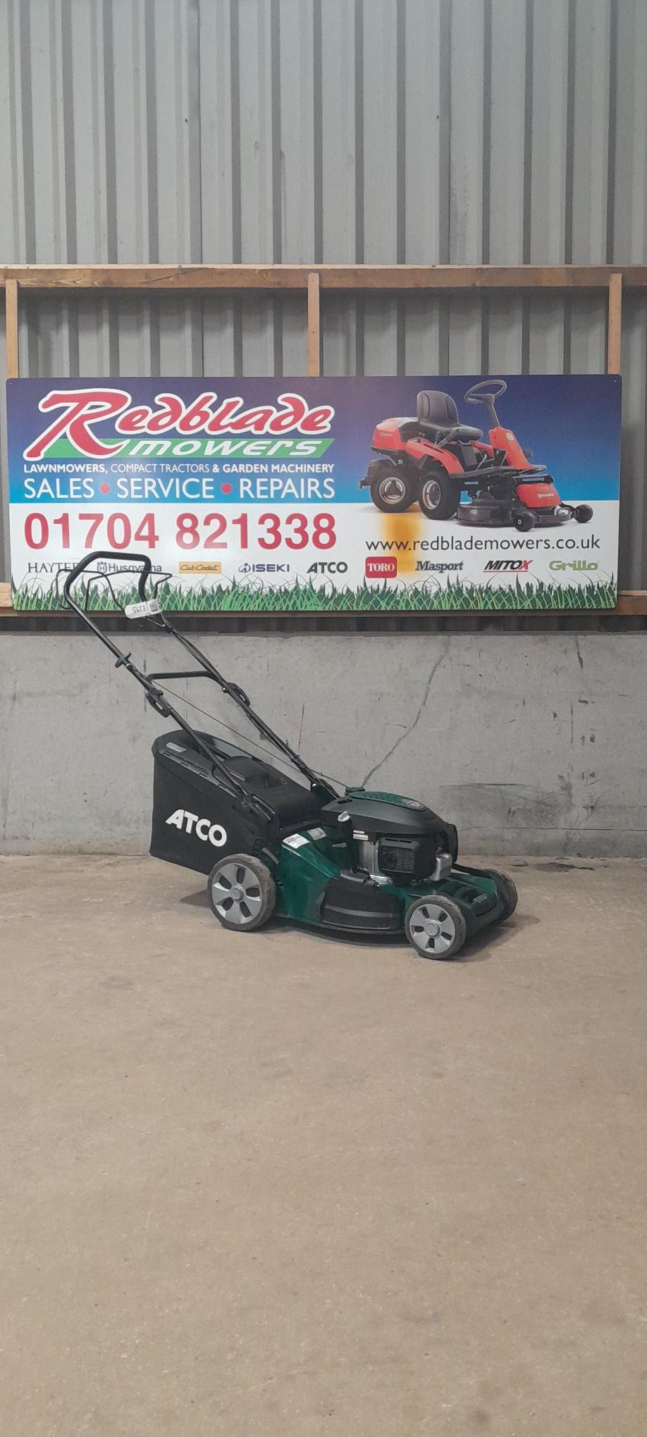 Used Atco Quattro 19SH 4in1 Rotary Lawnmower