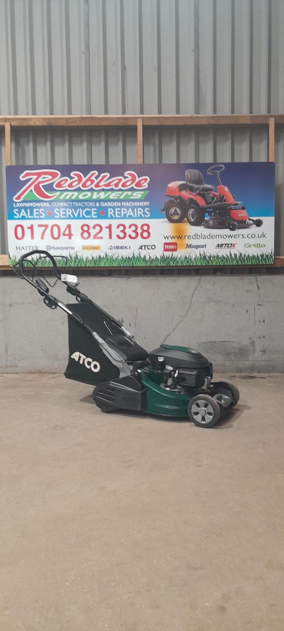 Used Atco liner 19SH VSC Rotary Lawnmower