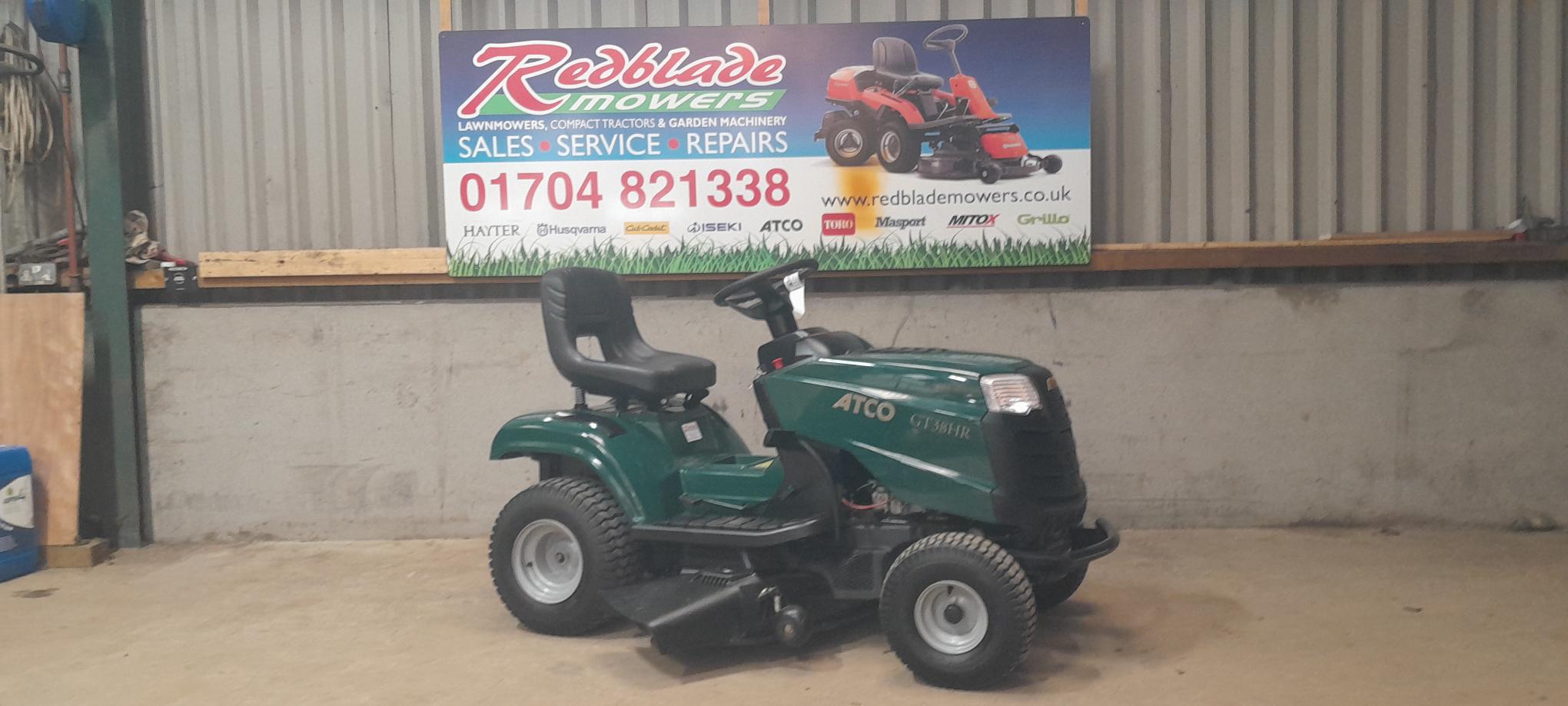 Used Atco GT38HR Ride on lawnmower